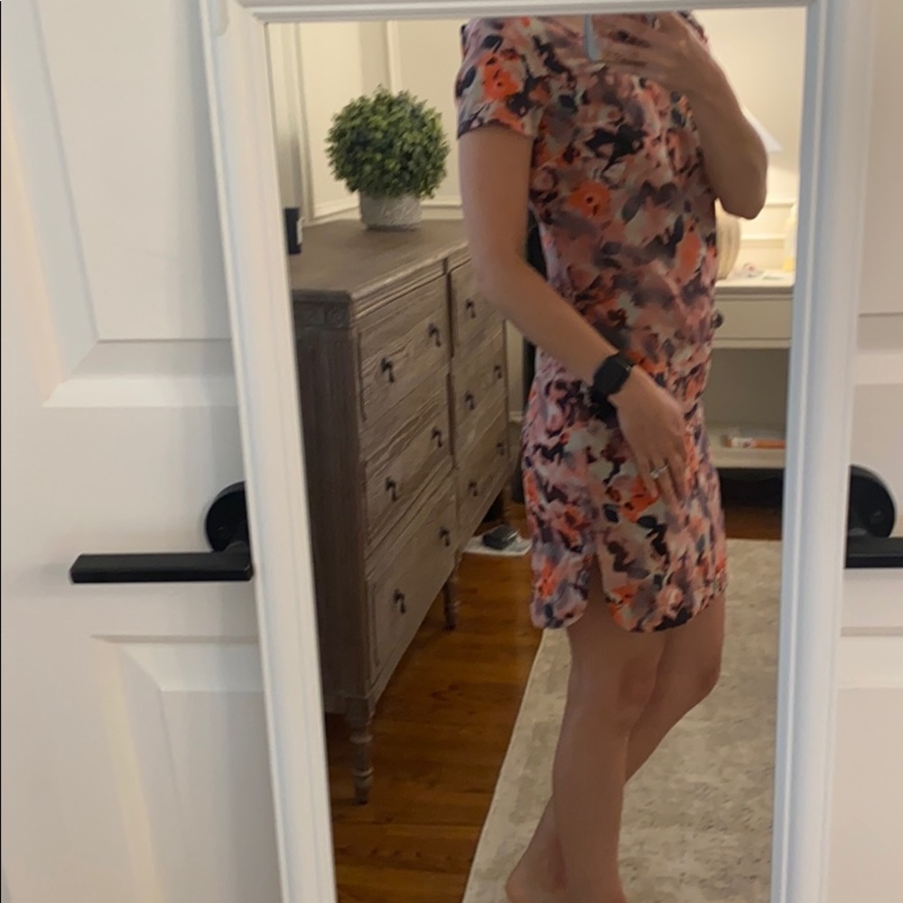 Floral shift dress XS